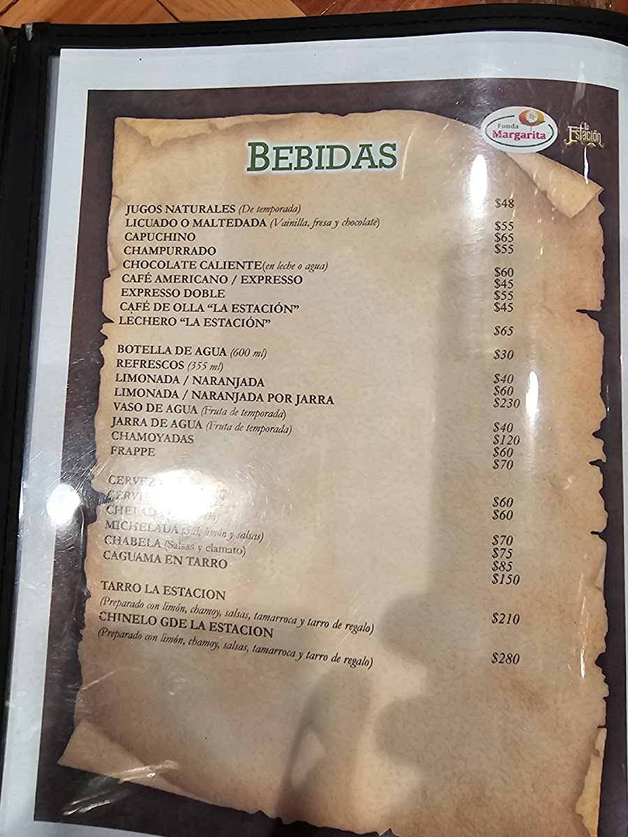 Fonda Margarita | La Estación Menu - Image 6